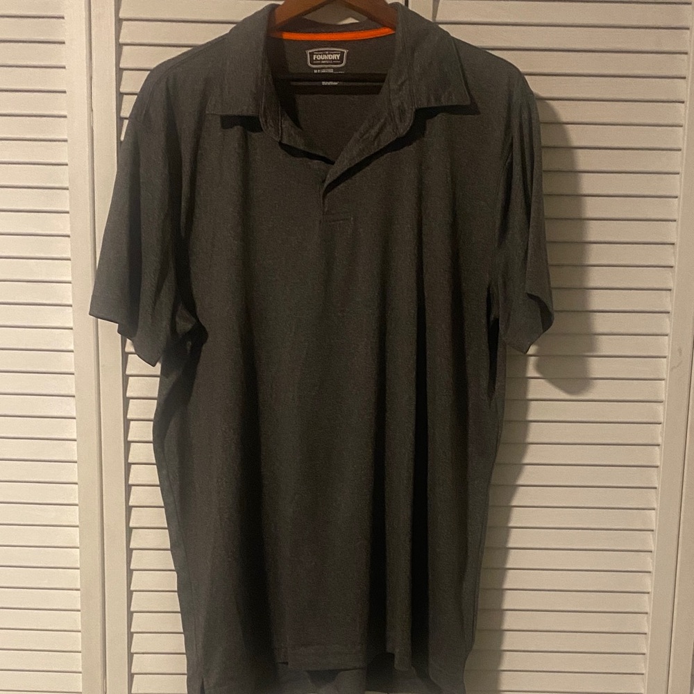 The Foundry Supply Co. Charcoal Polo Shirt